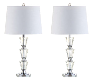 Layla 27" Crystal LED Table Lamp - JONATHAN Y